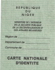 Copie certifiée conforme de la pièce d'identité